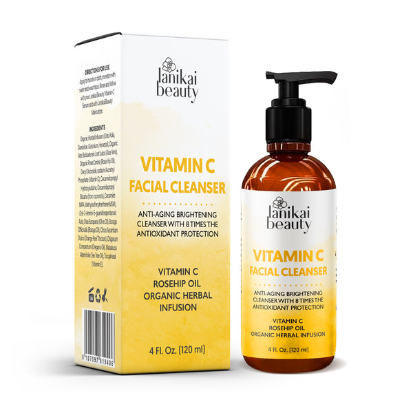 Vitamin C Facial Cleanser - K-Beauty Brightening & Anti-Aging