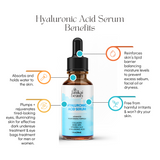 Hyaluronic Acid Serum for Face with Vitamin C, Vitamin E and Green Tea