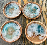 Tide Pool Resin Coasters {Soap Dishes too}