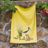 Gift Set Trio~ Ae`o, Kolea, Native Waterbirds Cotton Kawainui Collection Tea Towels in Lanikai Organza Bag