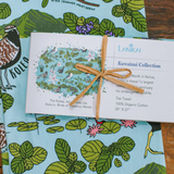 Gift Set Trio~ `Alae Ula, Auku`u, Native Waterbirds 100% Cotton Kawainui Collection Tea Towels in Lanikai Organza Bag