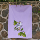 Gift Set Trio~ `Alae Ula, Auku`u, Native Waterbirds 100% Cotton Kawainui Collection Tea Towels in Lanikai Organza Bag