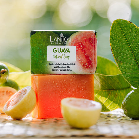 Guava Handmade Soap Bar 4 oz - Natural Hawaiian Ingredients