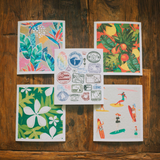 Eco-Friendly Swedish Dish Cloths, set of 5 – Hawaiiana Collection - The Ultimate Kitchen Essential