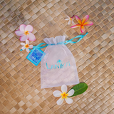 Moisturizing Body Butter and Natural Soap Set in custom Lanikai Organza Bag