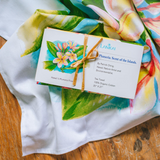 Plumeria Flower Tea Towel – Artwork by Patrick Ching