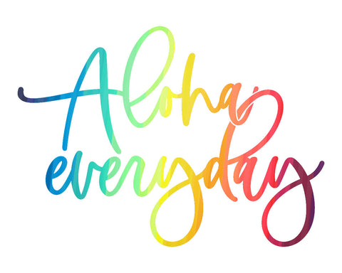 Aloha Everyday Decals
