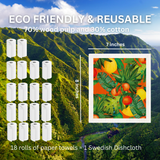 Eco-Friendly Swedish Dish Cloths, set of 5 – Hawaiiana Collection - The Ultimate Kitchen Essential