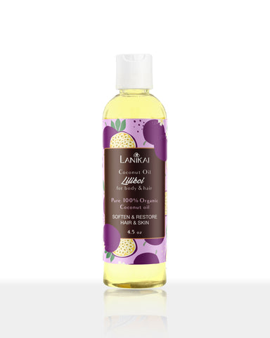 Organic Virgin Coconut Oil for Body and Hair - 4.5 oz