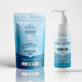 Shop online High quality CBD (THC Free) Hemp Body Lotion 250 mg and CBD Epsom Soaking Salt 60 mg - Lanikai Bath and Body