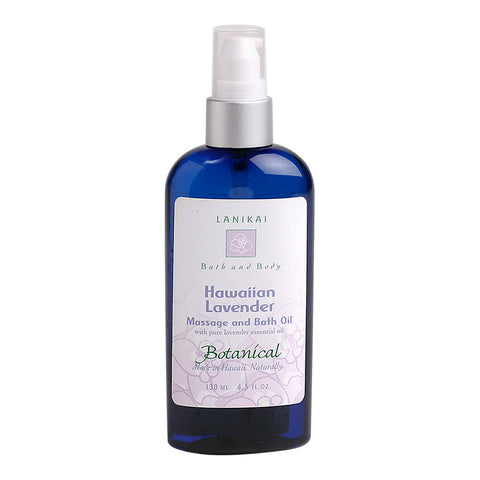 Shop online High quality Hawaiian Lavender Massage and Bath Oil 4.5 oz. - Lanikai Bath and Body
