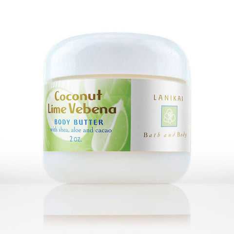 Coconut Lime Verbena Body Butter 2 oz. and 7 oz.