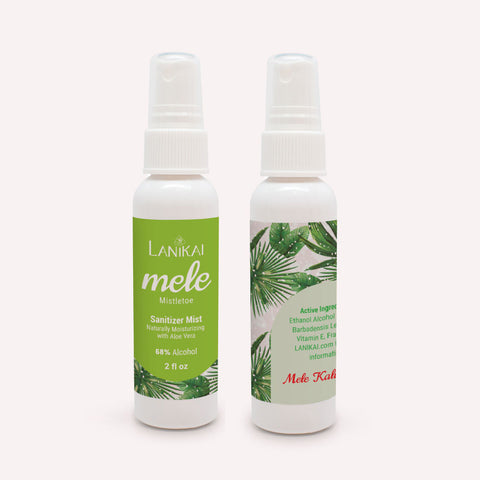 Shop online High quality 2 oz Natural Sanitizer Mist ~ Holiday Collection - Lanikai Bath and Body