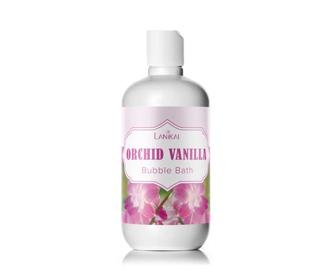 Shop online High quality Orchid Vanilla Bubble Bath 8 oz - Lanikai Bath and Body