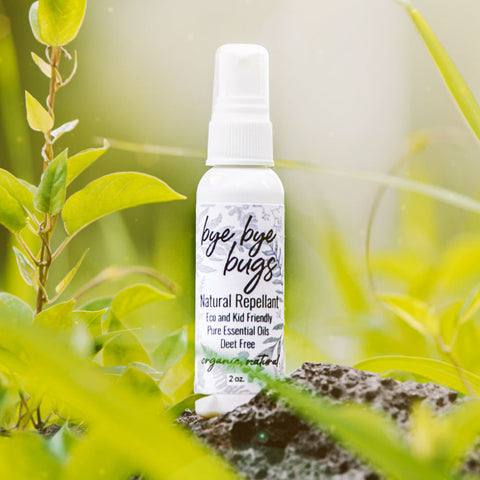 essential oil bug spray for garden Bye Bye Bugs Natural Bug Repellent – 4 oz, Eco-Friendly and Safe for t – Lanikai Bath and Body