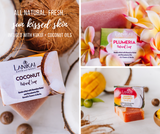 Hawaiian Premium Natural Soap Gift Set in Lanikai Organza Bag