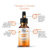 Vitamin C Serum for Face with Hyaluronic Acid and Vitamin E to firm and brighten skin tone